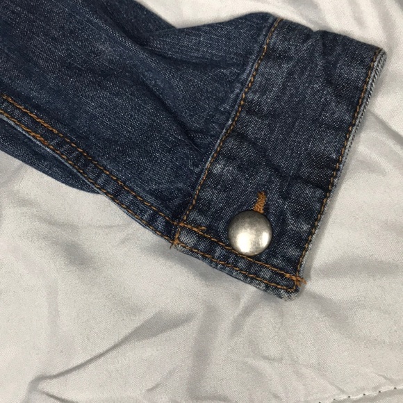 Girls Button Jean Jacket - Picture 9 of 9